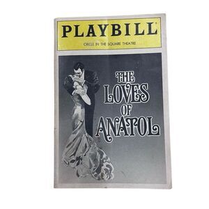 Vtg Arthur Schnitzler The Loves Of Anatol Playbill 1985 Philip Bosco Playwright